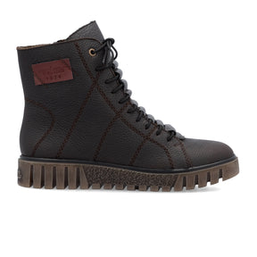 Rieker Fenjia 21 Boot (Women) - Kastanie/Wine Boots - Casual - Mid - The Heel Shoe Fitters