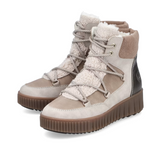 Rieker Y6120 Trudie Boot (Women) - Champignon/Camel/Beige Boots - Winter - Mid - The Heel Shoe Fitters