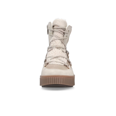 Rieker Y6120 Trudie Boot (Women) - Champignon/Camel/Beige Boots - Winter - Mid - The Heel Shoe Fitters