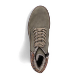 Rieker Thalia 21 Lace Up Boot (Women) - Fjord/Havanna