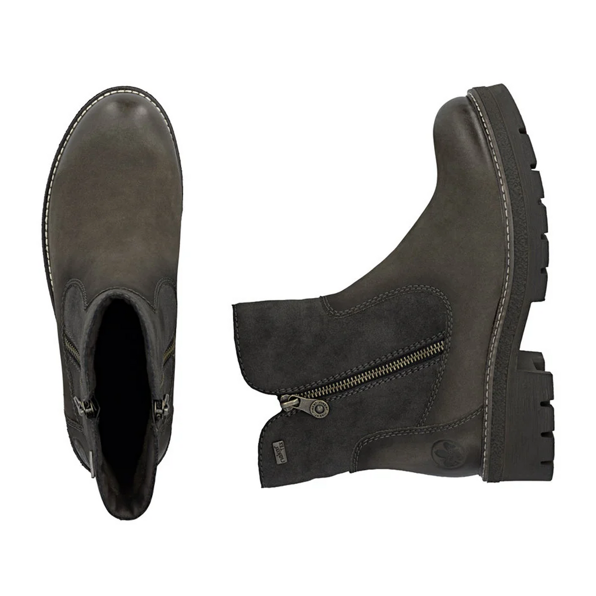 Rieker Sabrina Y8151 Boot (Women) - Smoke/Anthrazit