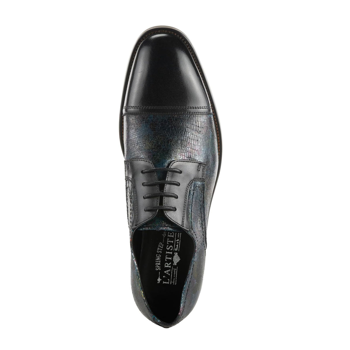 L'Artiste Yoders Oxford (Men) - Black Multi Dress-Casual - Oxfords - The Heel Shoe Fitters