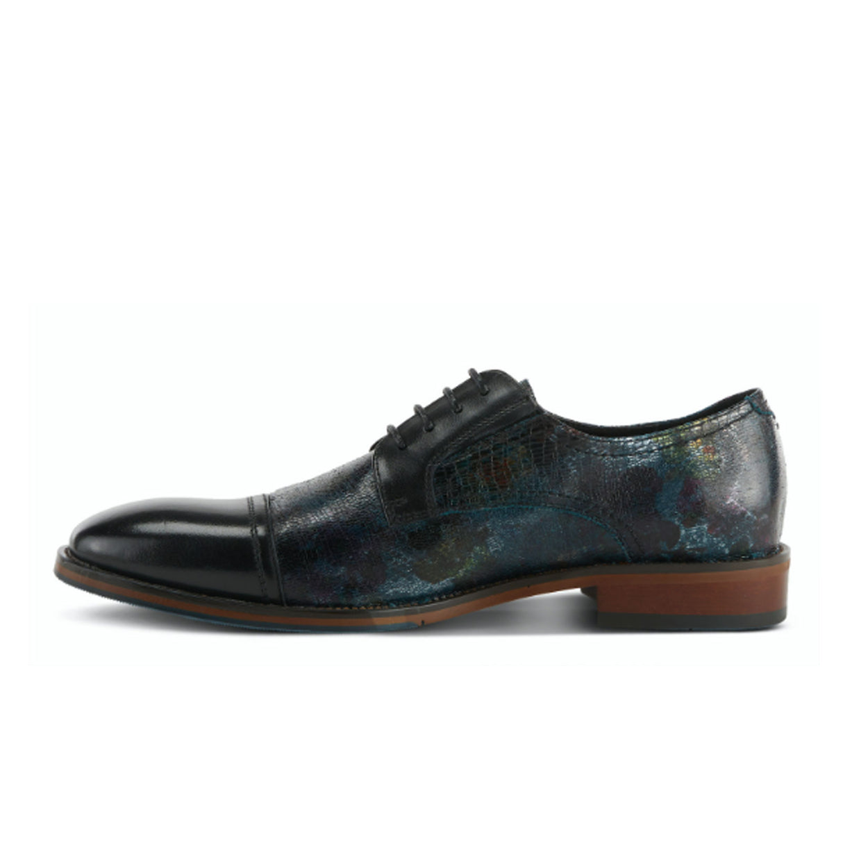 L'Artiste Yoders Oxford (Men) - Black Multi Dress-Casual - Oxfords - The Heel Shoe Fitters