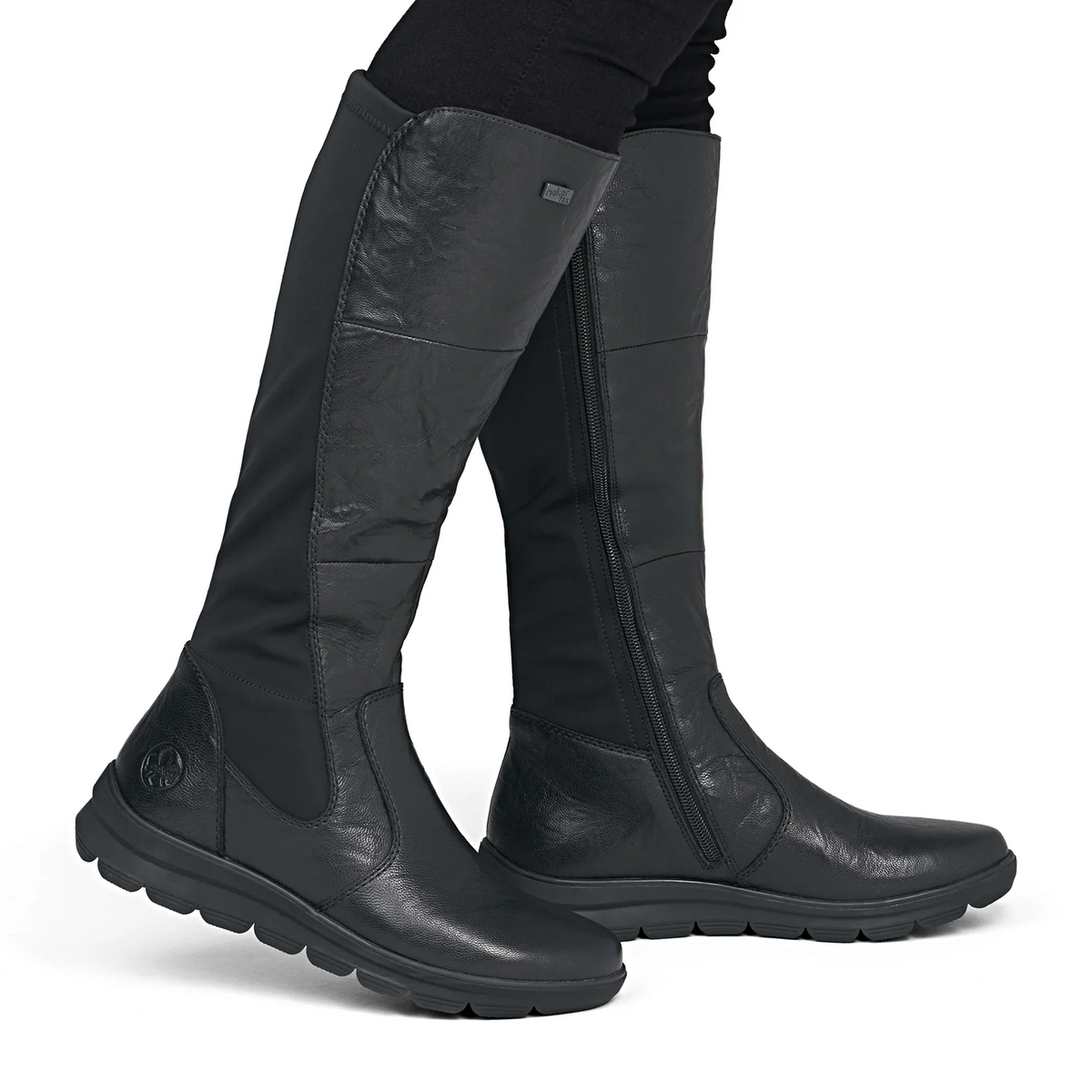 Rieker Berta Z0067 Tall Boot (Women) - Schwarz/Nero