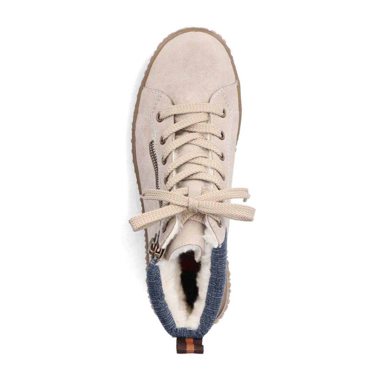 Rieker Cordula Z4209 Ankle Boot (Women) - Champignon/Denim Boots - Fashion - Ankle Boot - The Heel Shoe Fitters