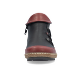 Rieker Z7582 Liv Boot (Women) - Wine/Schwarz/Smoke Boots - Casual - Low - The Heel Shoe Fitters