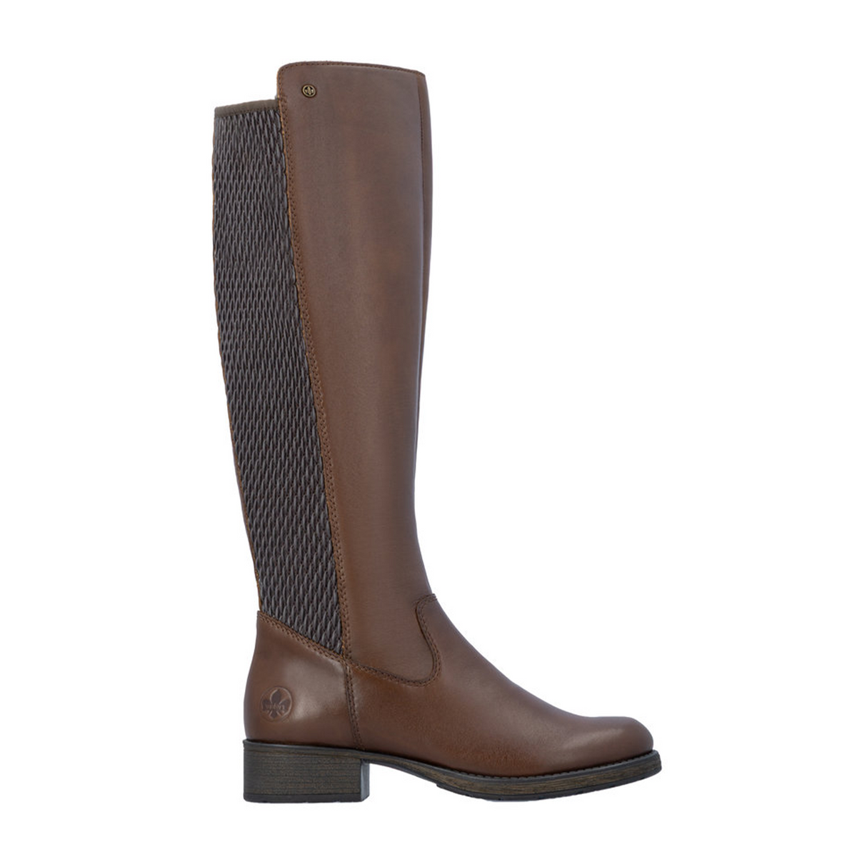 Rieker Faith Z9591 Tall Boot (Women) - Ebony/Moro/Chestnut