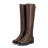 Rieker Faith Z9591 Tall Boot (Women) - Ebony/Moro/Chestnut Boots - Casual - High - The Heel Shoe Fitters