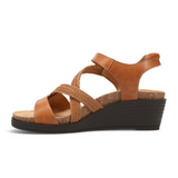 Taos Zecret Wedge Sandal (Women) - Caramel Sandal - Heel/Wedge - The Heel Shoe Fitters