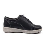 Ziera Solar XF Sneaker (Women) - Ink Leather Athletic - Casual - Lace Up - The Heel Shoe Fitters