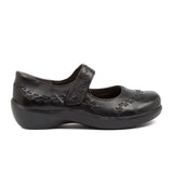 Ziera Gummibear Mary Jane (Women) - Black Leather Dress-Casual - Mary Janes - The Heel Shoe Fitters