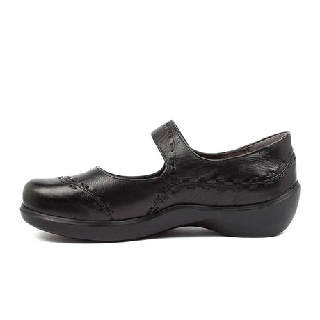 Ziera Gummibear Mary Jane (Women) - Black Leather Dress-Casual - Mary Janes - The Heel Shoe Fitters