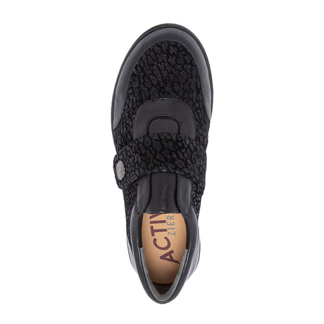 Ziera Nicky Slip On (Women) - Black Leopard Multi Leather Dress-Casual - Slip Ons - The Heel Shoe Fitters