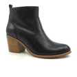 Ziera Landins Boot (Women) - Black Leather Boots - Casual - Low - The Heel Shoe Fitters