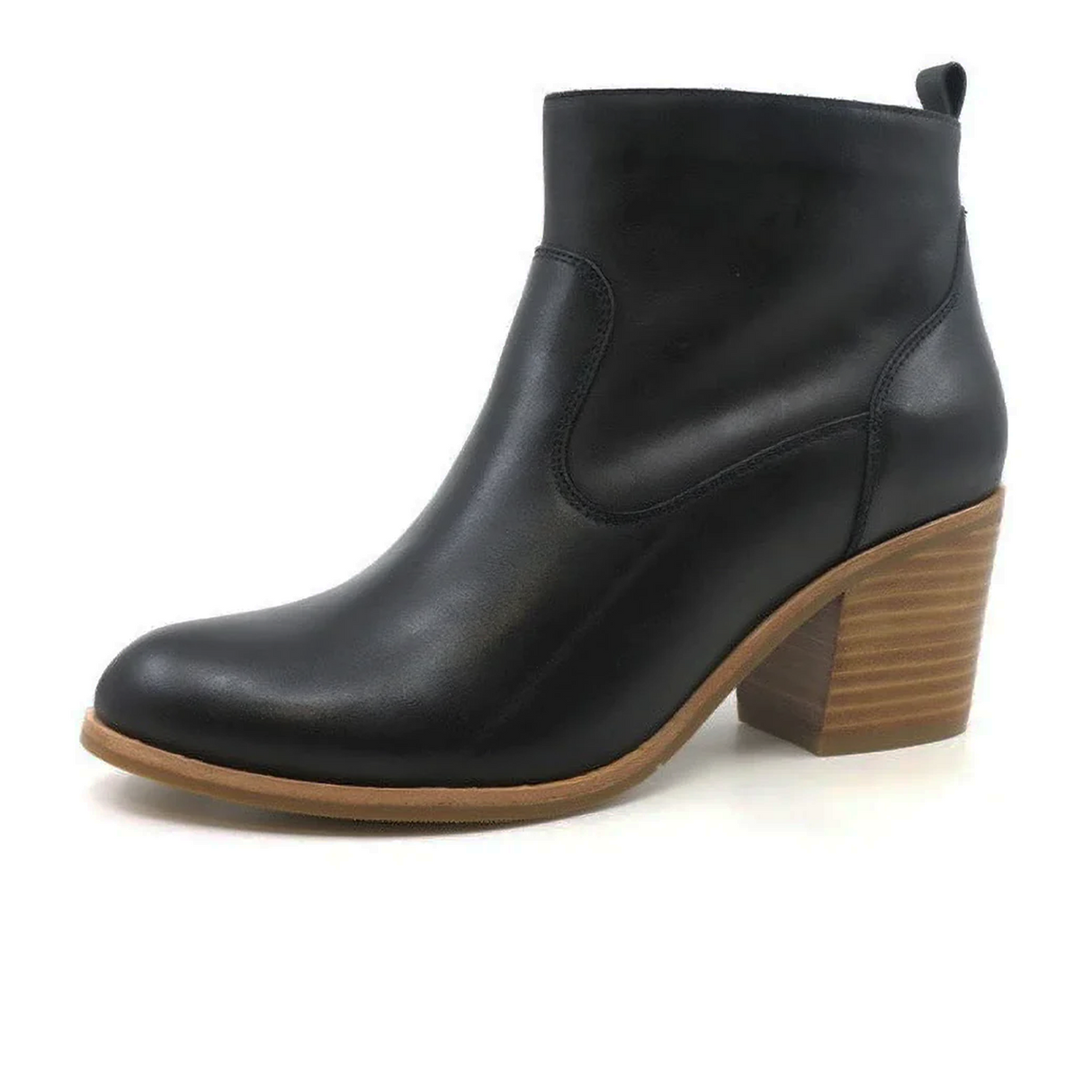 Ziera Landins Boot (Women) - Black Leather Boots - Casual - Low - The Heel Shoe Fitters