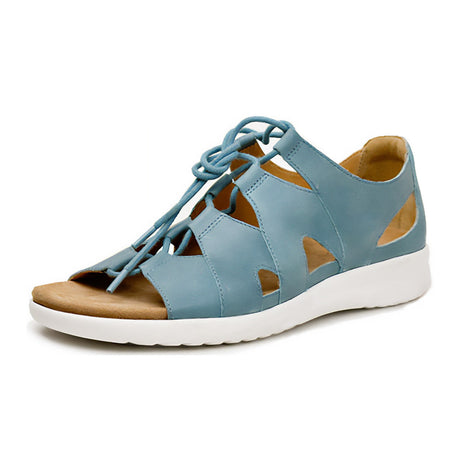 Ziera Barnett Backstrap Sandal (Women) - Blue/White Sandals - Backstrap - The Heel Shoe Fitters