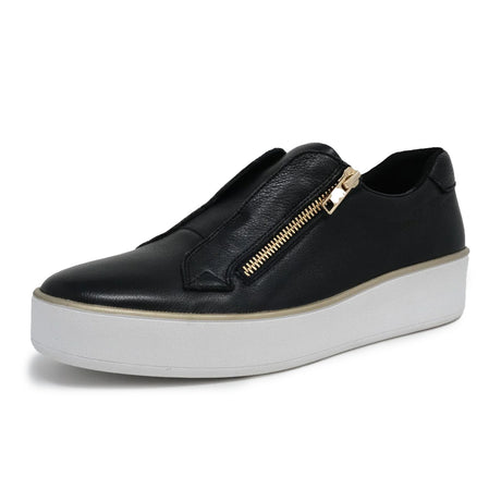 Ziera Zikta Wide Sneaker (Women) - Black/White Athletic - Casual - Lace Up - The Heel Shoe Fitters