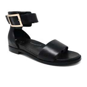 Ziera Juzy Backstrap Sandal (Women) - Black Sandal - Backstrap - The Heel Shoe Fitters