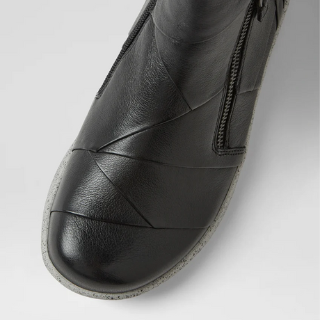Ziera Sisley (Women) - Black/Grey Boots - Casual - Low - The Heel Shoe Fitters