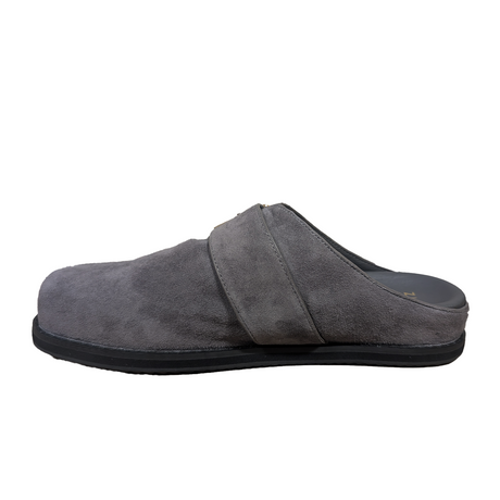 Ziera Moris Clog (Women) - Dark Taupe Suede Dress-Casual - Clogs & Mules - The Heel Shoe Fitters