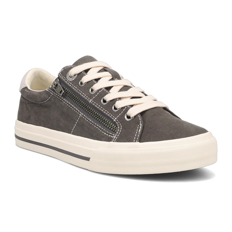 Taos Z Soul Sneaker (Women) - Graphite/Light Grey Distressed Athletic - Casual - Lace Up - The Heel Shoe Fitters