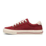 Taos Z Soul Sneaker (Women) - Crimson/Ecru Athletic - Casual - Lace Up - The Heel Shoe Fitters