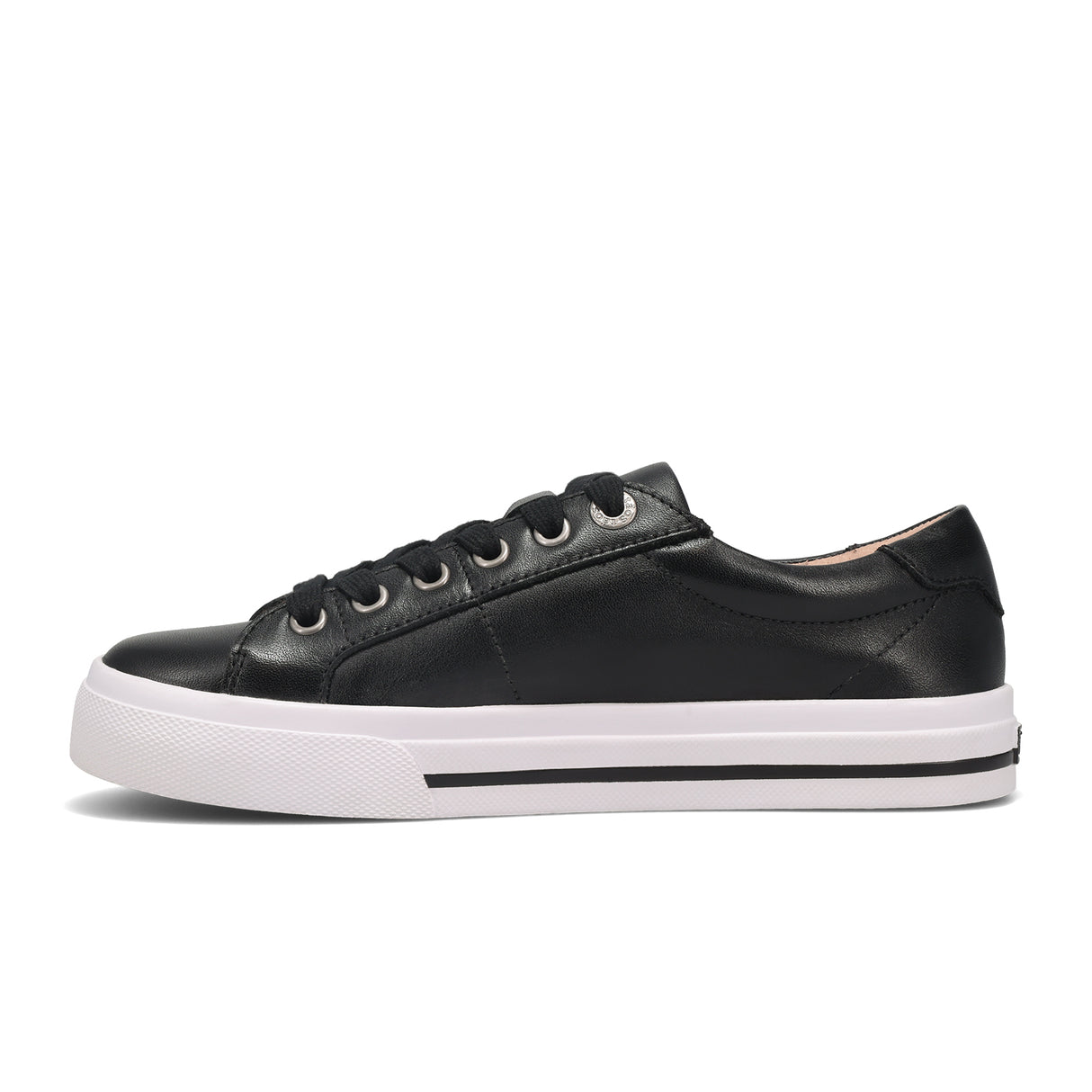 Taos Z Soul Lux Sneaker (Women) - Black Leather Athletic - Casual - Lace Up - The Heel Shoe Fitters