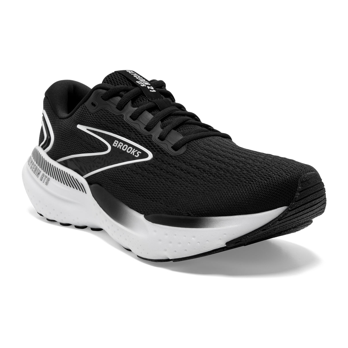 Brooks Glycerin GTS 21 Running Shoe (Men) - Black/Grey/White Athletic - Running - The Heel Shoe Fitters