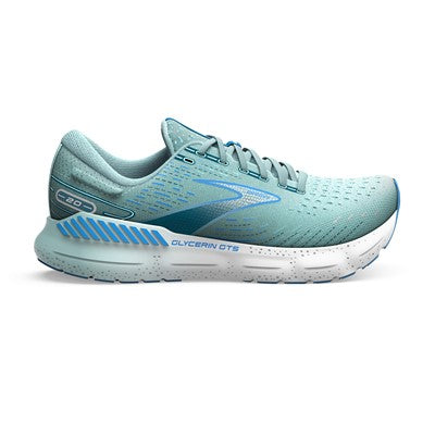 Brooks Glycerin GTS 20 (Women) - Blue Glass/Marina/Legion Blue Athletic - Running - Stability - The Heel Shoe Fitters