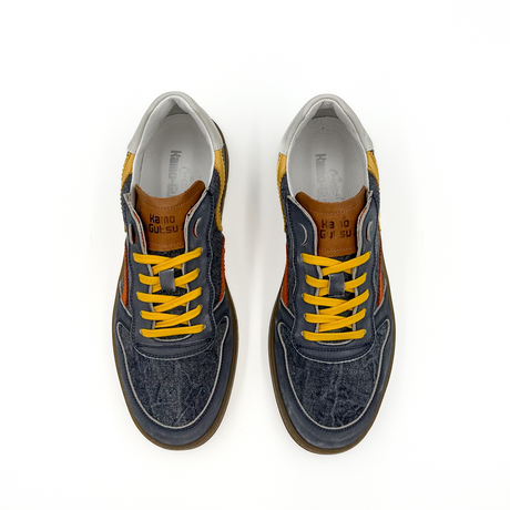 Kamo-Gutsu CAMPO 048 Sneaker (Men) - Medusa/Jeans Athletic - Casual - Lace Up - The Heel Shoe Fitters