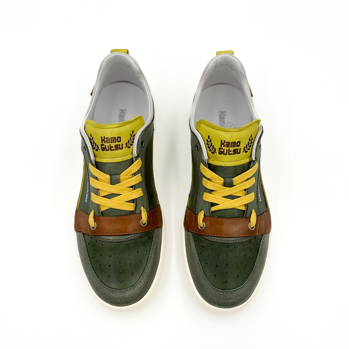 Kamo-Gutsu CAMPO 058 Sneaker (Men) - Lavato/Edera Athletic - Casual - Lace Up - The Heel Shoe Fitters