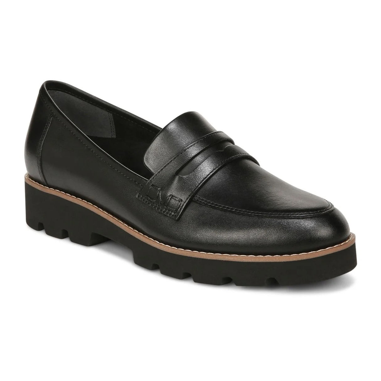 Vionic Cheryl II Loafer (Women) - Black Nappa Leather Dress-Casual - Loafers - The Heel Shoe Fitters