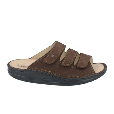 Finn Comfort Andros Slide Sandal (Unisex) - Coffee Oilbuck Sandals - Slide - The Heel Shoe Fitters