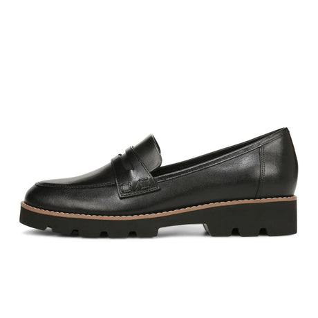 Vionic Cheryl II Loafer (Women) - Black Nappa Leather Dress-Casual - Loafers - The Heel Shoe Fitters