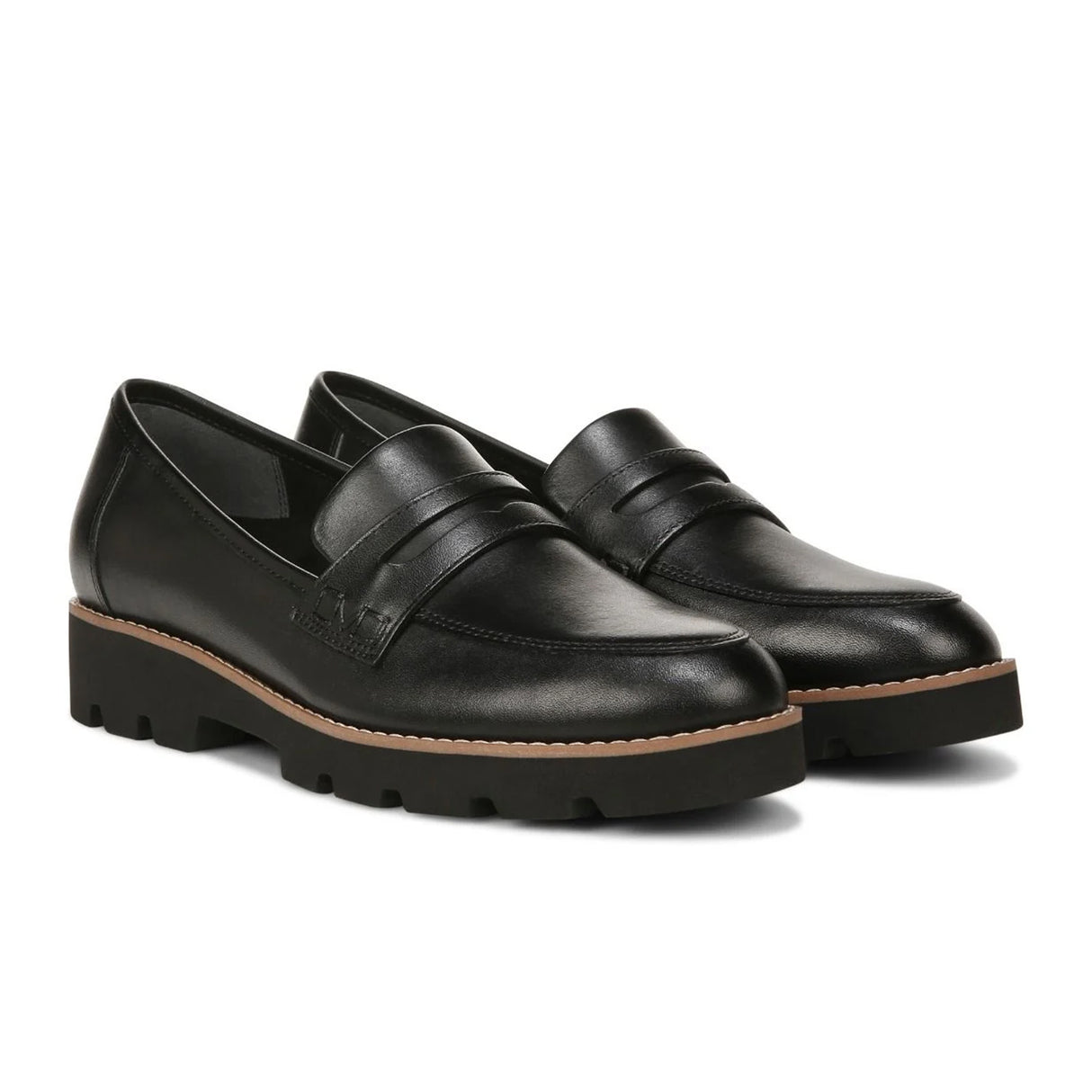 Vionic Cheryl II Loafer (Women) - Black Nappa Leather Dress-Casual - Loafers - The Heel Shoe Fitters