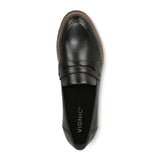 Vionic Cheryl II Loafer (Women) - Black Nappa Leather Dress-Casual - Loafers - The Heel Shoe Fitters