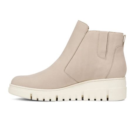 Vionic Uptown Sur Wedge Boot (Women) - Oatmeal Boots - Casual - Mid - The Heel Shoe Fitters