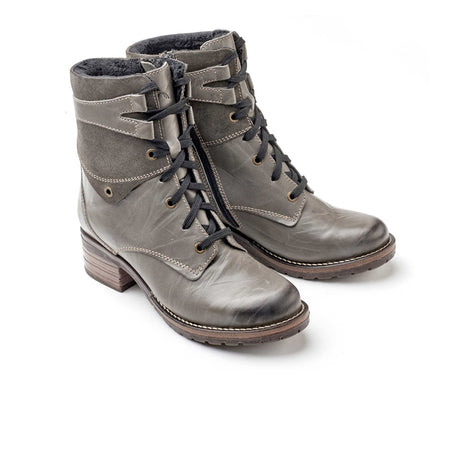 Dromedaris Kara Suede Mid Boot (Women) - Slate Boots - Fashion - Mid Boot - The Heel Shoe Fitters