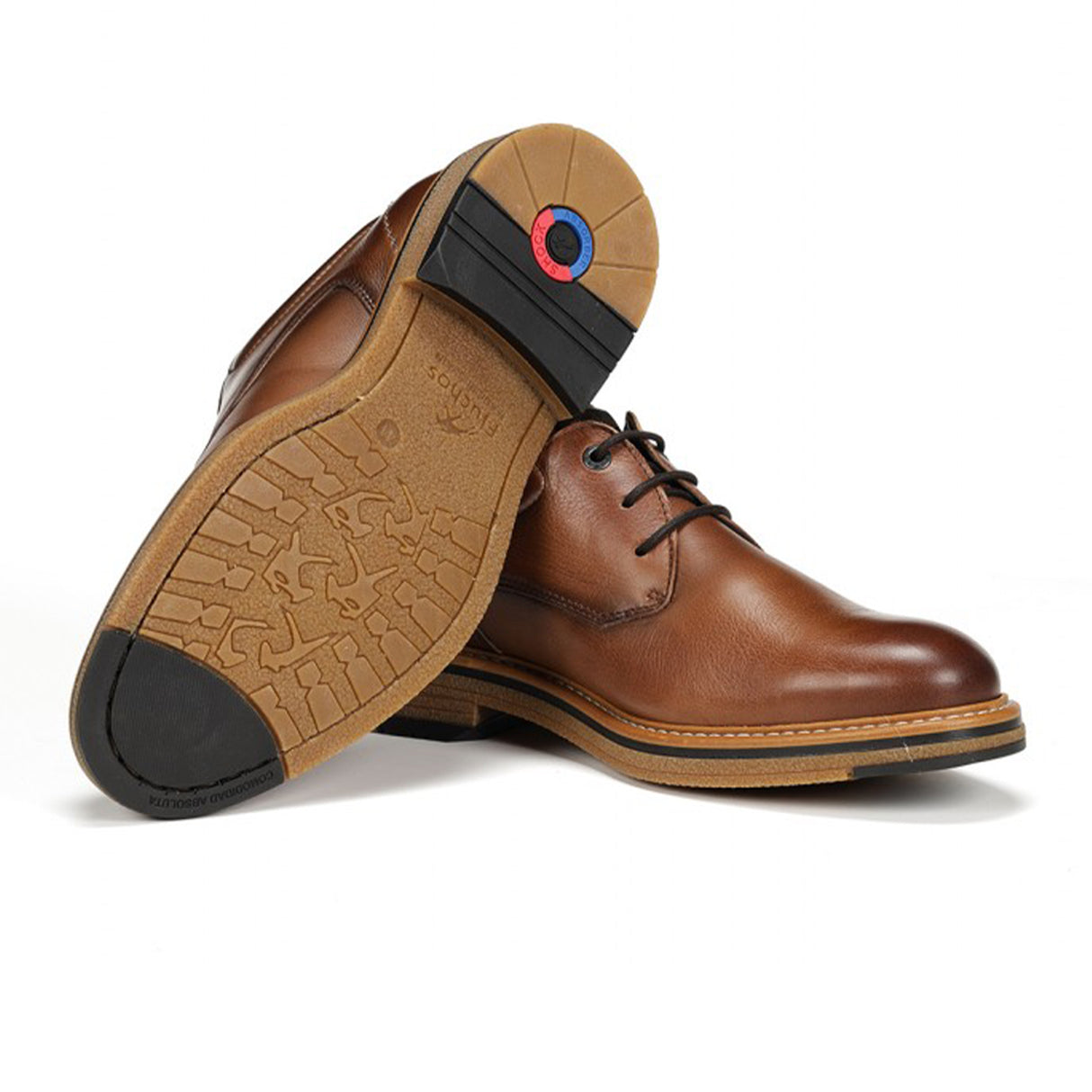 Fluchos Kasper F1819 Oxford (Men) - Camel Dress-Casual - Oxford - The Heel Shoe Fitters