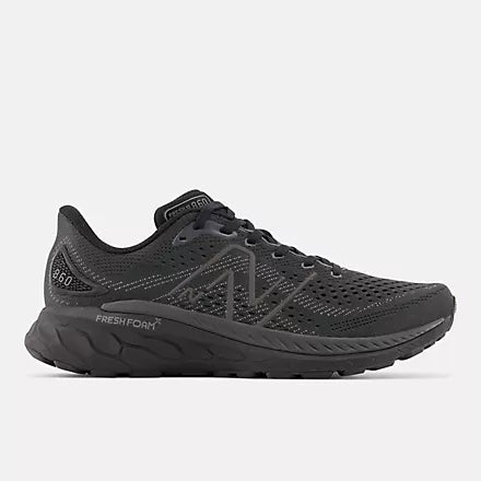 New Balance Fresh Foam X 860v13 (Men) - Black/Phantom/Black Metallic Athletic - Running - Stability - The Heel Shoe Fitters