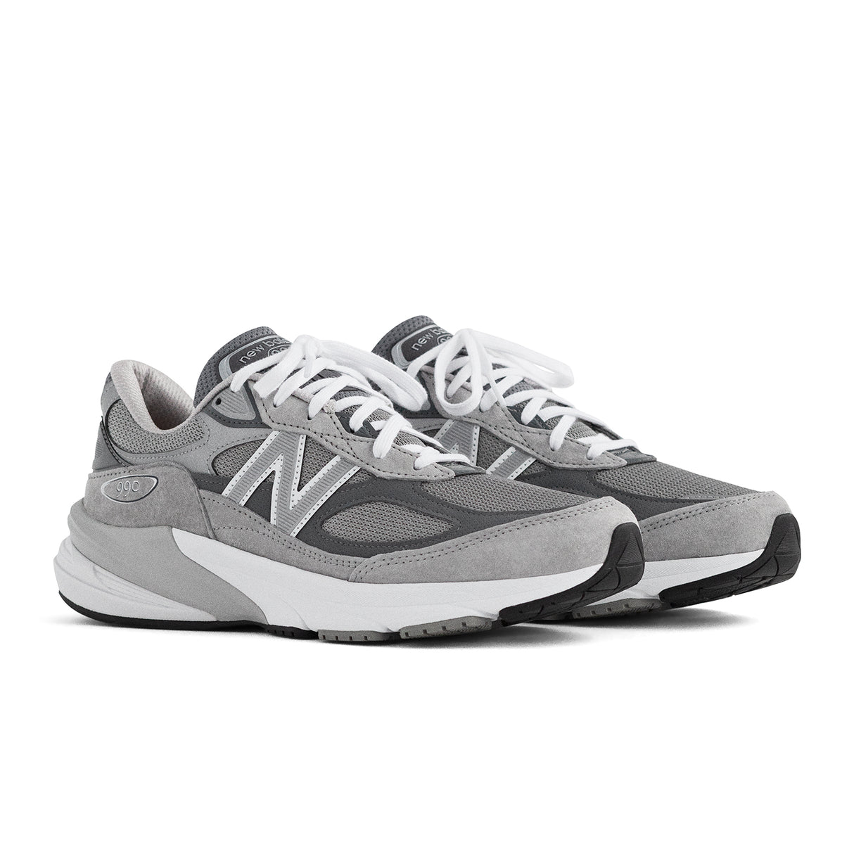 New Balance Made in USA 990 v6 Running Shoe (Men) - Grey/Grey Athletic - Running - Stability - The Heel Shoe Fitters