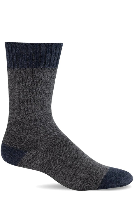 Sockwell Marl Mixer Crew Sock (Men) - Charcoal Accessories - Socks - Lifestyle - The Heel Shoe Fitters