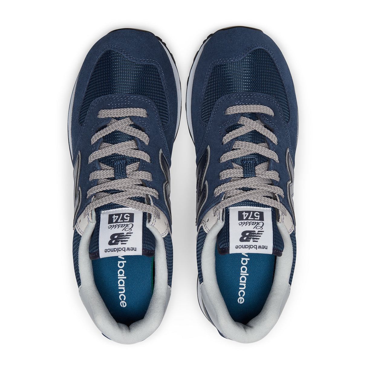 New Balance 574 Sneaker (Men) - Navy/White Athletic - Casual - Lace Up - The Heel Shoe Fitters