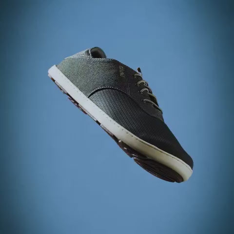 OluKai Nohea Moku Lace Up (Men) - Dark Shadow/Dark Shadow Dress-Casual - Lace Ups - The Heel Shoe Fitters