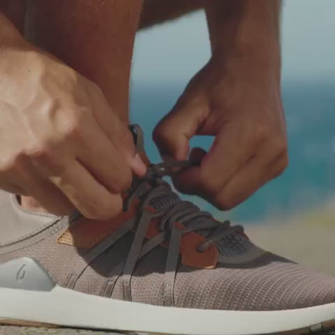 OluKai Mio Li Sneaker (Men) - Pavement/Vintage Indigo Athletic - Athleisure - The Heel Shoe Fitters
