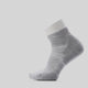Smartwool Run Targeted Cushion Ankle (Women) - Light Gray-White