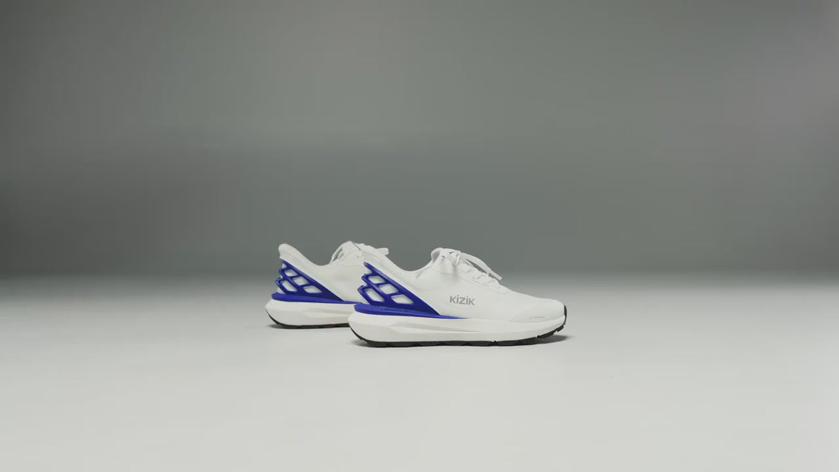 Kizik Athens Golf Sneaker (Women) - White/Surf The Web