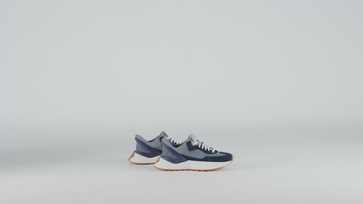 Kizik Monaco Sneaker (Women) - Stormy Weather/Naval Academy Athletic - Casual - Lace Up - The Heel Shoe Fitters