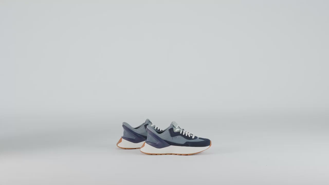 Kizik Monaco Sneaker (Women) - Stormy Weather/Naval Academy Athletic - Casual - Lace Up - The Heel Shoe Fitters