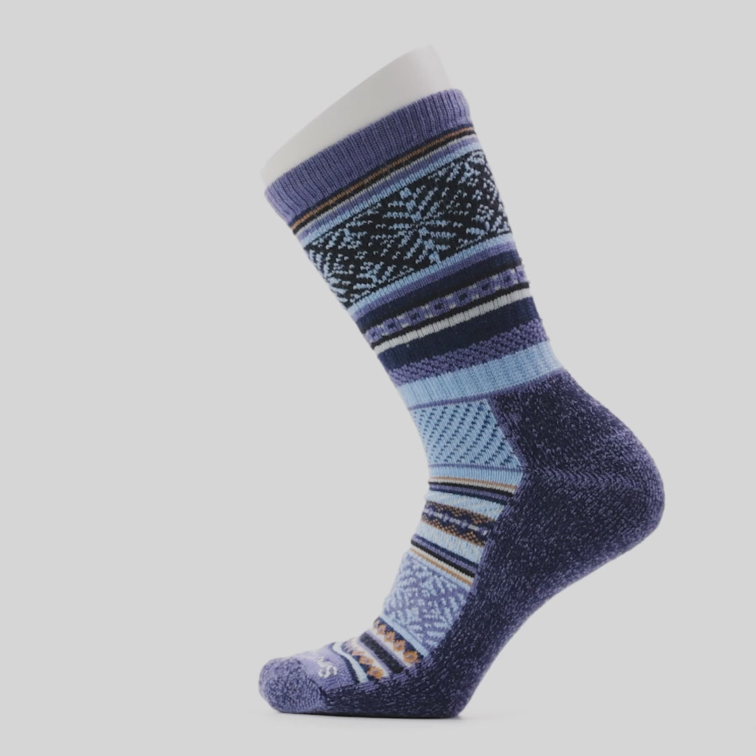 Smartwool Everyday Cozy Fair Isle Sweater Crew (Men) - Nightfall Blue